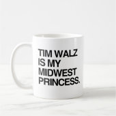 Mug Tim Walz est ma princesse du Midwest (Gauche)