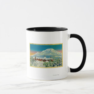 Mug Timberline Lodge en hiver à Mt Hood