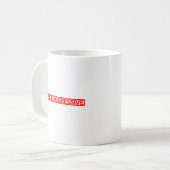 Mug Timbre agressif passif (Devant gauche)