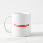Mug Timbre agressif passif (Gauche)