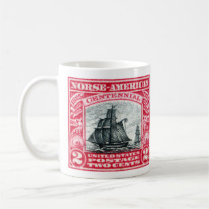 Mug Timbre américain des 1925 norses