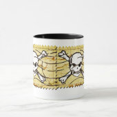 Mug Timbre crâne amusant 3 (Centre)