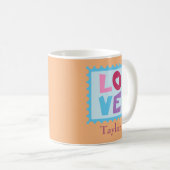 Mug Timbre d'amour (Devant droit)