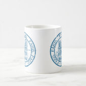 Mug Timbre d'annulation de poste de Paris (Centre)