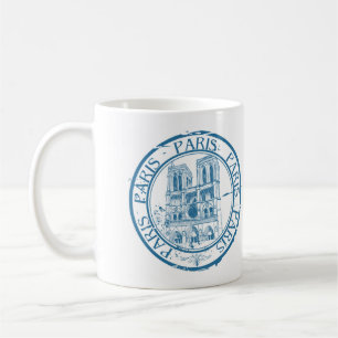 Mug Timbre d'annulation de poste de Paris