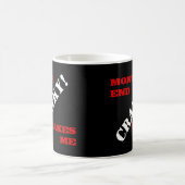 Mug Timbre d'approbation de fin du mois de (Centre)