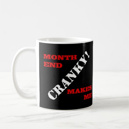 Mug Timbre d'approbation de fin du mois de (Gauche)
