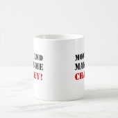 Mug Timbre d'approbation de fin du mois de (Centre)