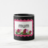 Mug Timbre de la maman florale (Centre)