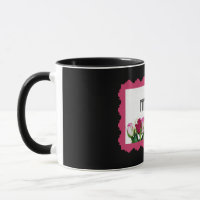 Timbre de la maman florale