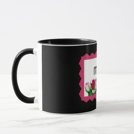 Mug Timbre de la maman florale (Gauche)