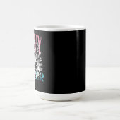 Mug Timbre de lapin de Pâques sautillant rose (Centre)