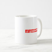 Mug Timbre de première classe (Devant droit)