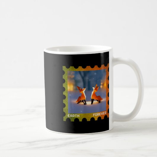 Mug Timbre de protection de l'environnement Earth Fore (Droite)