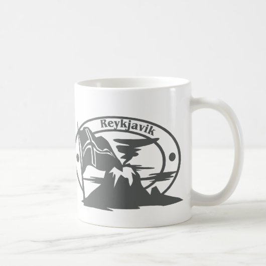 Mug Timbre de Reykjavik (Droite)