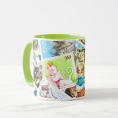 Mug Timbre-poste international de chat (Devant gauche)
