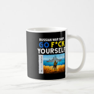 Mug Timbre-poste vintage Ukraine Drapeau Fierté 2