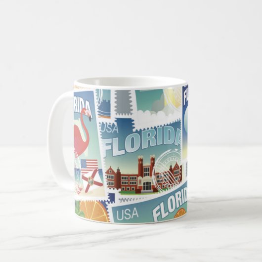 Mug Timbres de la Floride (Devant gauche)