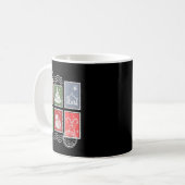 Mug Timbres de la scène Clic Noël Courrier (Devant gauche)
