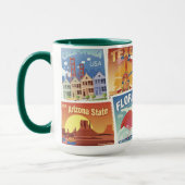 Mug Timbres-poste des Etats-Unis (Gauche)