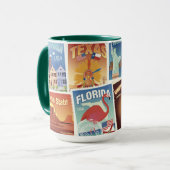 Mug Timbres-poste des Etats-Unis (Devant gauche)
