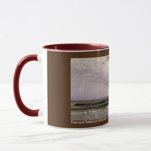 Mug Time and Tide par Alfred Thompson Bricher (Gauche)