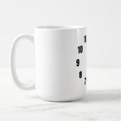 Mug time clock (Gauche)