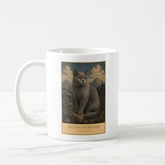 Mug Timeless Charm: British Shorthair (Gauche)