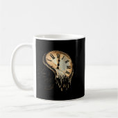 Mug Timeless Motivation Quote With Melting Clocks (Gauche)
