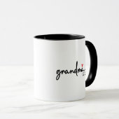 Mug Timeless Tradition: Custom Grandma Christmas Gift (Devant droit)