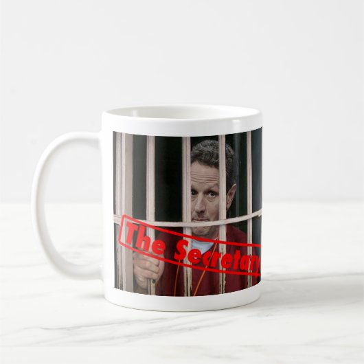 Mug Timmeh Geithner derrière des barres (Gauche)