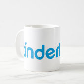 Mug Tinderfella avec le grand texte (Devant gauche)