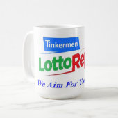 Mug Tinkermen Lotto Report Logo de la coupe de café (Devant gauche)