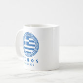 Mug Tinos Et Drapeau De La Grèce (Devant gauche)