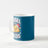Mug Tinsel And Tacos Cute Christmas Mexican Food Fun  (Devant gauche)
