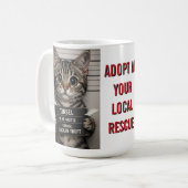 Mug Tinsel le chaton de Noël (Devant gauche)