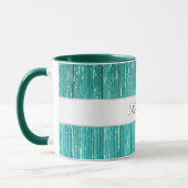 Mug Tinsel Tinsel De Crème Chic (Gauche)