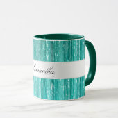 Mug Tinsel Tinsel De Crème Chic (Devant droit)