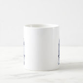 Mug Tinte bleue de la ruche vintage (Centre)