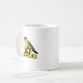 Mug Tiny Dinosaur Caique Parrot (Devant gauche)