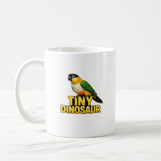 Mug Tiny Dinosaur Caique Parrot (Gauche)