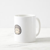 Mug Tiny Hedgehog – Cute Kawaii Illustration (Devant droit)