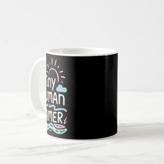 Mug Tiny Human Tamer Back To School Elementary Teacher (Devant gauche)