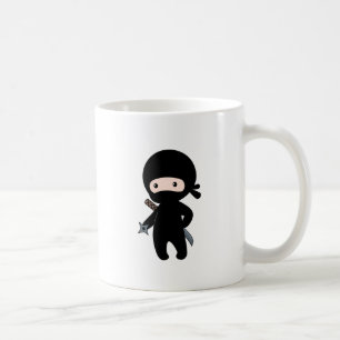 Mug Tiny Ninja tenant l'étoile à lancer