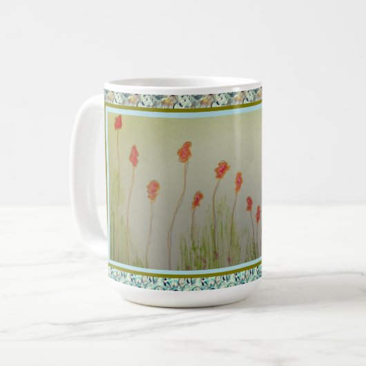 Mug Tiny Red Wildflowers (Devant gauche)