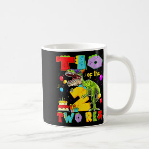 Mug Tio des deux rex 2e anniversaire garçon dinosaure