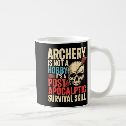 Mug Tir à l'arc drôle Pas un passe-temps st Compétence (Droite)