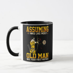 Mug Tir À L'Arc En Supposant Que La Plupart Des Vieux 