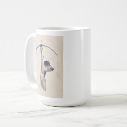 Mug Tir aquarelle (Devant gauche)