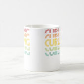Mug Tir de Bâton de Curling sur Glace (Centre)